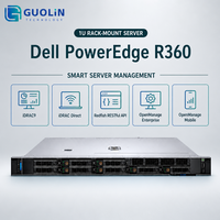 Serveur Intel Xeon E-2400 d'origine pour l'informatique d'entreprise haute performance, serveur rack Dell PowerEdge R360 1U