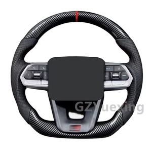 Convient pour Toyota LC300 Sport Racing Wheel <span class=keywords><strong>Volant</strong></span> en fibre de carbone véritable - Product Image 1
