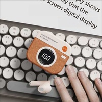 Écouteurs sans fil TWS pour le jour de Noël avec 5.4 36 heures de lecture, écouteurs sportifs avec écran LED, casque et micro intégré