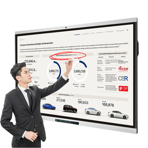Pizarra Digital Interactiva Inteligente Todo <span class=keywords><strong>en</strong></span> Uno de 65 Pulgadas 4K UHD con Pantalla Táctil, Android OEM para Educación <span class=keywords><strong>en</strong></span> el Aula - Product Image 1