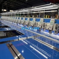 Nouvelle machine à broder ZHIYU Dahao Mate-A9 informatisée automatique à 4/6/9/12 aiguilles pour points serviette/chaîne, plate 620, 1200 tr/min, pour la vente au détail