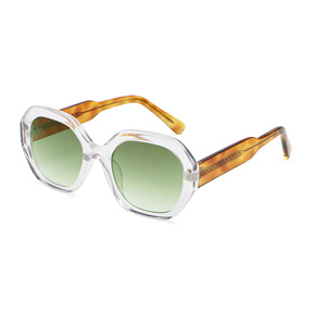 Nouvelles <span class=keywords><strong>lunettes</strong></span> <span class=keywords><strong>de</strong></span> <span class=keywords><strong>soleil</strong></span> hexagonales surdimensionnées pour femmes, protection UV400, pour la plage et <span class=keywords><strong>les</strong></span> voyages, montures CP, noyau métallique, <span class=keywords><strong>lunettes</strong></span> durables - Product Image 5