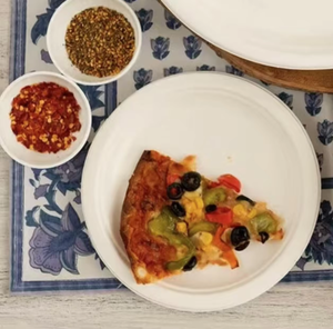 Assiette à pain de 10 pouces de style européen, populaire, écologique, jetable, en bagasse de canne à sucre, biodégradable, compostable, mondiale - Product Image 4