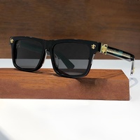 Boîte en acétate Uv400 eau argent bleu marron miroir verres colorés lunettes de soleil d'escalade mode rue logo personnalisé lunettes de soleil