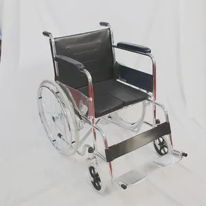הזול ביותר כיסא גלגלים כלכלי להסרה משענת גלגלים פלדה