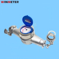 Débitmètre à serrage rapide DN25 du fabricant d'origine, en acier inoxydable 304/316L, homologué CE R160, abordable pour système d'extinction d'incendie