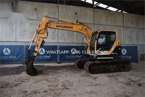 Excavatrice Caterpillar 13T de grande capacité, excavatrice Hyundai 125 d'occasion, équipement de construction, machines à vendre - Product Image 4