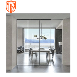 Hiện đại tối giản cửa kính trượt phân vùng nội thất cho nhà hoặc văn phòng nhà máy Outlet - Product Image 1