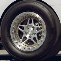 Velg Drag Racing Beadlock Tempa 17*10 18*5 5*114.3 Pelek Alloy Poles untuk Mustang Camaro Corvette GT-R