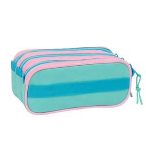 Estuche <span class=keywords><strong>de</strong></span> lápices con 3 compartimentos y cremallera, estuche <span class=keywords><strong>de</strong></span> lápices <span class=keywords><strong>rosa</strong></span> personalizado para niñas, organizador <span class=keywords><strong>de</strong></span> lápices, portalápices <span class=keywords><strong>de</strong></span> gran capacidad, venta al por mayor <span class=keywords><strong>de</strong></span> fábrica. - Product Image 4