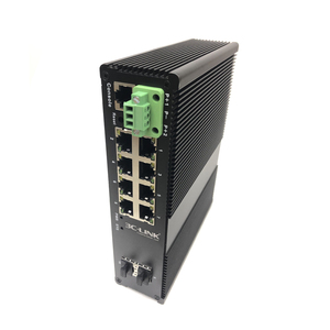 Conmutador <span class=keywords><strong>Ethernet</strong></span> industrial de red inteligente SFP de 2 puertos L2 8 puertos 10/100/1000Mbps Ce para exteriores 16 10 puertos dúplex completo y semidúplex - Product Image 3