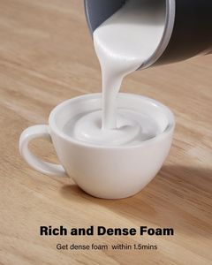 Automatic <b>Electric</b> 4 in 1 Milk Foam Machine With Stand Cappuccino Foamer Espresso <b>Steamer</b> Milk Frother - Product Image 2