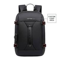 Mochila de Viaje de Negocios Unisex de Diseño Coreano, Impermeable, Antirrobo, de Poliéster, para Portátil, con Correas de Nailon con Amortiguación de Aire, para Estudiantes