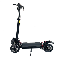 X6 55-60Km Lange Bereik Off Road E Scooter 2 Grote Wiel Nieuwe Ontwerp Hoge Snelheid 2400W dual Motror E Scooter Elektrische