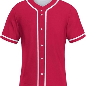 Camiseta Deportiva de Béisbol para Hombre, de Spandex/Poliéster, de Secado Rápido, Cuello en V, Manga Corta, Uniforme Deportivo, Color Negro - Product Image 5