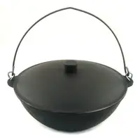 Wok ASIA 15 liters with cast iron pan lid Kazan Camping - Germany, New -  The wholesale platform