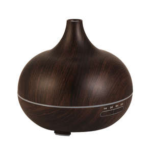 Ультразвуковой аромадиффузор с зернистой структурой древесины, масляный диффузор, 300 мл - Product Image 2
