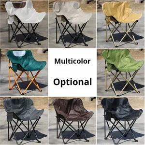 Silla Plegable Tipo Luna Ruida Iron, Muebles Modernos para Exteriores, Ultraligera, Portátil, para Coche, Camping, Picnic, Pesca - Product Image 3