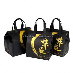 Sac isotherme en gros laminé pour aliments, sac de transport en aluminium pour thé au lait et café, sac isotherme non tissé pour crème glacée - Product Image 3