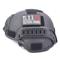 Casque ActionUnion MICH/ACH Mich 2000 Équipement de protection de la tête Casque tactique ABS construit avec une protection des oreilles