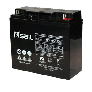 Batterie VRLA 12V 18Ah Sail 6-FM-18, batterie au plomb pour stockage d'énergie - Product Image 2