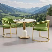 Chaise de salle à manger moderne en acier inoxydable doré, siège et dossier en velours, légère et confortable pour restaurant, mariage, événement, café