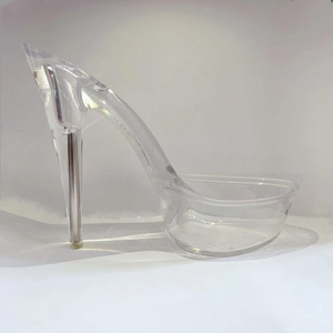 <span class=keywords><strong>6</strong></span> इंच/15 cm स्पष्ट एड़ी और मंच एकमात्र जूता बनाने के लिए - Product Image 5