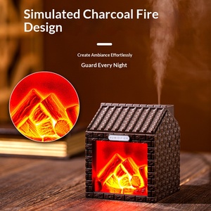 Humidificador <span class=keywords><strong>Charo</strong></span> - Humidificador USB para el Hogar y la Oficina, Gran Volumen de Vapor, Decorativo, con Luz Nocturna - Vaporizador USB Hidratante y Portátil - Product Image 3