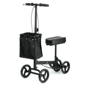 Déambulateur pliable à quatre roues Fuyi en alliage d'aluminium avec siège et sac pour personnes âgées et handicapées, aide à la mobilité - Product Image 3