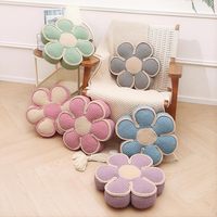 Vente en gros OEM Coussins décoratifs à fleurs souples pour le bureau Sieste Salle de classe Chaise Canapé Coussin décoratif pour le dos