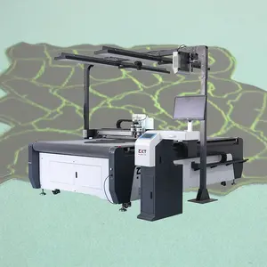 Artificial Rexine PU Vaca De Couro Sintético Faca De Couro Genuíno Cut Plotter CNC Faca Vibração Máquina De Corte De Couro Genuíno