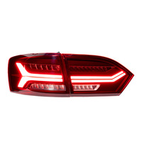Conjunto de Luces Traseras LED Estilo A6L de XUNBAI, 12V para VW Jetta MK6 Sagitar 2011-2014, Señal de Giro Secuencial, Freno, Conexión Plug & Play