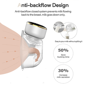 2025 Venta caliente manos libres portátil extractor de leche cómodo soporte portátil de bajo ruido para acostarse <span class=keywords><strong>lactancia</strong></span> hecho de silicona - Product Image 5