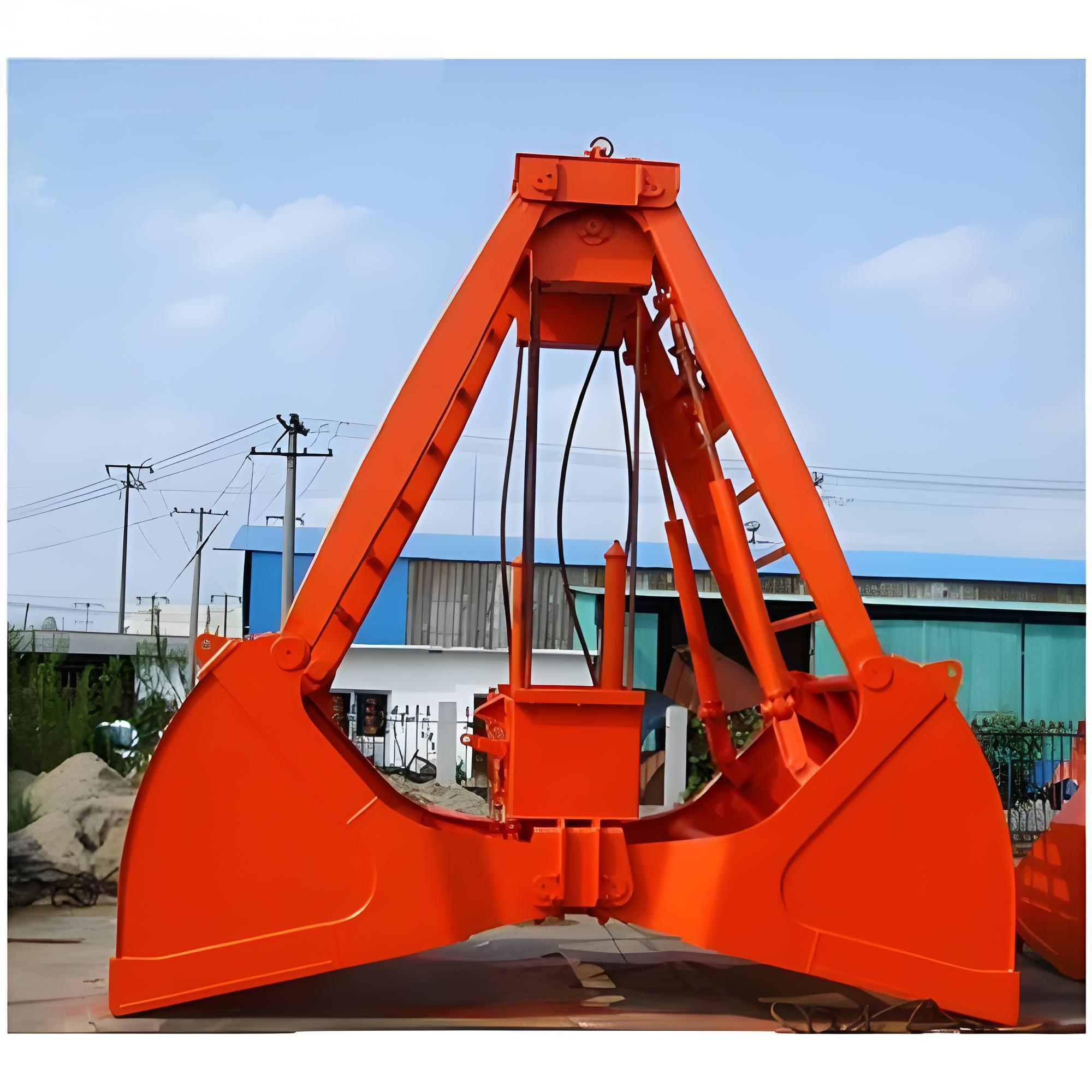 Manufacturers Sell 3 Cubic Shell Type Electric Hydraulic Grab Plum Blossom Food Factory Grab Electric Motor Hydraulics Grapples