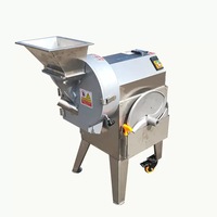 Groentesnijder, aardappel- en radijssnijder, machine voor geschaafd en in blokjes gesneden groenten, volautomatische multifunctionele groentesnijder
