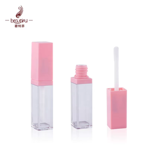 ABS + PETG chai dày tường vuông Nhựa 5ml bán buôn rỗng sang trọng rõ ràng tùy chỉnh Lip Gloss Ống - Product Image 4