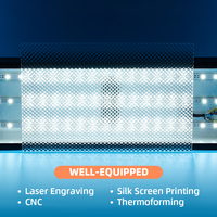 Feuille de diffuseur optique micro-prisme en gros plaque de diffuseur prismatique acrylique pour éclairage LED