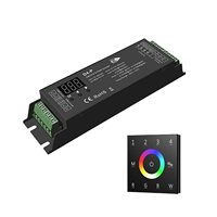 Décodeur DMX PWM à tension constante à entrée DC12V-36V 8A * 4 canaux 32A D4-P sélectionnable en fréquence avec décodeur RDM à affichage numérique