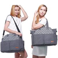 Sac à langer pour nouveau-né, sac à dos à bandoulière unique, organisateur de poussette, polyester léger, 21L, sac à langer pour maman, sac à couches