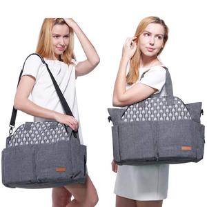 Bolsa de Pañales para Recién Nacidos, Mochila de un Solo Hombro, Organizador para Cochecito, Ligera, de Poliéster, 21L, Bolsa de Maternidad - Product Image 6