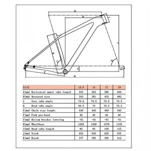 <span class=keywords><strong>Cuadro</strong></span> de Bicicleta de Montaña de Fibra de <span class=keywords><strong>Carbono</strong></span> Personalizable de <span class=keywords><strong>29</strong></span> Pulgadas Compatible con 27.5 Pulgadas, Edición Eje Pasante <span class=keywords><strong>BOOST</strong></span> XC Off-Road - Product Image 6