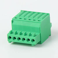 Bloc de bornes à ressort enfichable RS 2EDGKD vert, pas de 5,08 mm, 3,81 mm, connecteur à vis pour circuit imprimé 2-10 broches, PA66, 125 V, 5 A