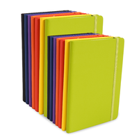 Carnet de notes scolaire personnalisé en cuir PU A4 A5 A6, mini journal intime Kawaii, cadeau avec reliure agrafée