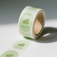 Étiquettes adhésives personnalisées, imprimées, imperméables, résistantes aux rayures et aux UV, pour bouteilles alimentaires, bocaux, jus de fruits, lait végétal
