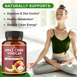 Kapsul cuka cuka cuka Apel AegleWell KETO terlaris suplemen organik kapsul cuka Apel bebas gula - Product Image 3