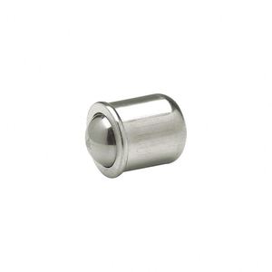 Perles de positionnement de précision en acier inoxydable, à ressort lisse, avec finition oxyde noir et conception entièrement filetée - Product Image 2