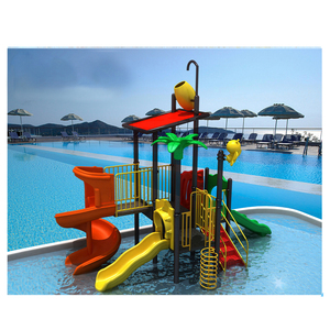 Toboganes acuáticos interactivos coloridos de la zona de salpicaduras Equipo comercial seguro del patio <span class=keywords><strong>Atracciones</strong></span> del Parque Acuático para los niños - Product Image 3