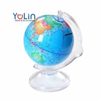 Hucha de globo inglés de 10,6 cm, hucha de escritorio HD para niños, regalo creativo, fabricantes al por mayor
