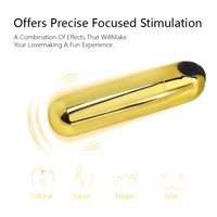 Mini vibromasseur USB rechargeable, étanche, en latex, pour stimulation vaginale, point G et anale, jouet sexuel pour femmes adultes.