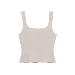 Top corto sin mangas para mujer, estilo casual y funcional, para el día a día, estilo veraniego. - Product Image 1